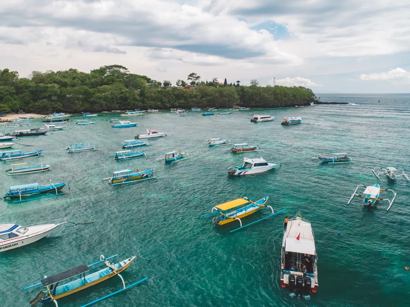 Fast boat heading to Gili Island